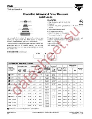 RWM06224701JA15E1 datasheet  